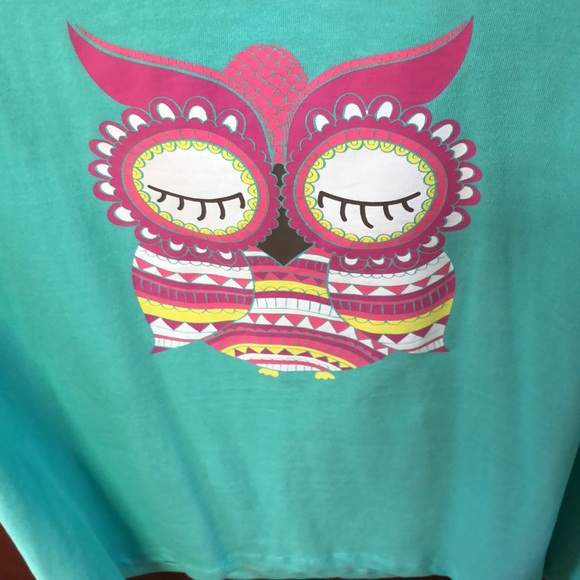 Women’s Cotton Screen Print Short Sleeve Two Piece Set - Picture 3 of 5